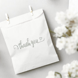 Niets Fancy Liefde Dank je wel Bedankzakje