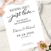 Niets Fancy Liefde Weddenschap bespaart de datum Briefkaart