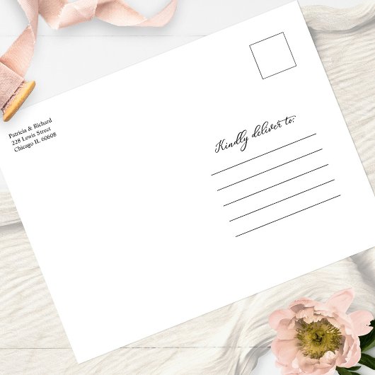 Niets Fancy Liefde Weddenschap bespaart de datum Briefkaart