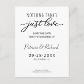 Niets Fancy Liefde Weddenschap bespaart de datum Briefkaart (Voorkant)