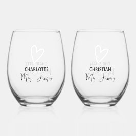 Niets Fancy Liefde Weddenschap Wijnglas Zonder Voet