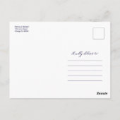 Niets Fancy maakt de foto van Date 3 op Briefkaart (Achterkant)