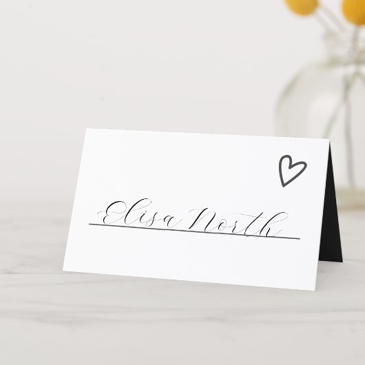 Niets Fancy, maar liefdesminimalistisch huwelijk Plaatskaartje