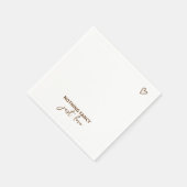 Niets Fancy, maar liefdesminimalistisch huwelijk Servet (Hoek)