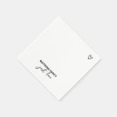 Niets Fancy, maar liefdesminimalistisch huwelijk Servet (Hoek)