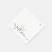 Niets Fancy, maar liefdesminimalistisch huwelijk Servet (Hoek)