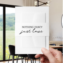 Niets Fancy, maar liefdesminimalistisch huwelijk