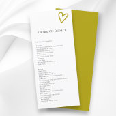 Niets Fancy Orde van de Dienst Kleurrijk Programma