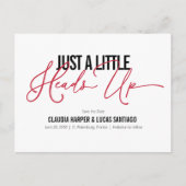 Niets Fancy sparen de Datum Briefkaart (Voorkant)