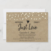 Niets Fancy taafje van de Licht Kraft Kaart (Voorkant)