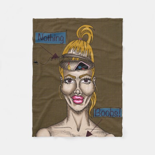 Niets Fleece Deken (Voorkant)