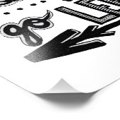 Niets gaat links foto afdruk (Hoek)