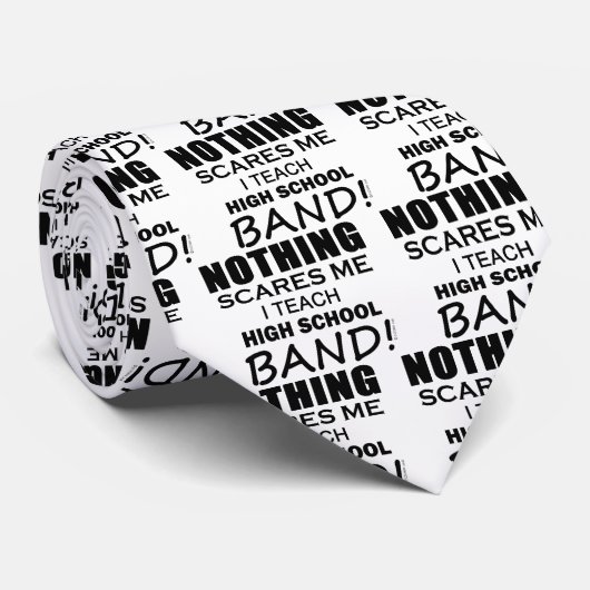 Niets geeft me aan de middelbare school stropdas (Opgerold)
