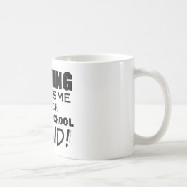 Niets geeft me aan middelschoolband koffiemok