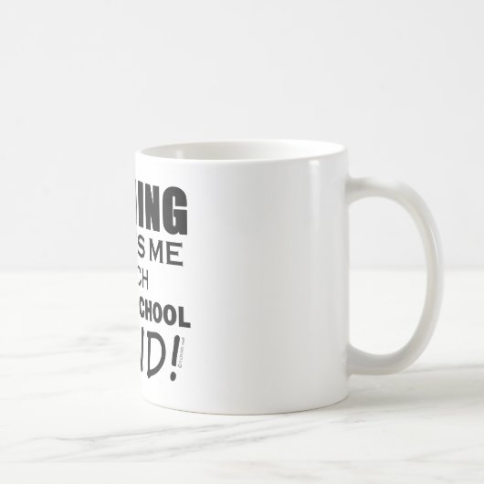 Niets geeft me aan middelschoolband koffiemok (Rechts)