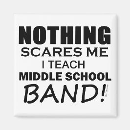 Niets geeft me aan middelschoolband magneet