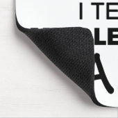 Niets geeft me aan middelschoolband muismat (Hoek)