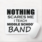Niets geeft me aan middelschoolband muismat (Met muis)
