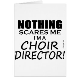 Niets geeft me een Choir Directeur