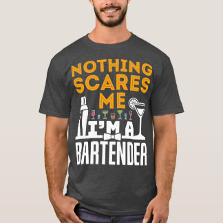 Niets geeft me Ix27m A Bartender Funny Bartendi T-shirt