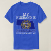 Niets geeft me Nebraskan Husband Nebraska1 T-shirt (Design voorkant)