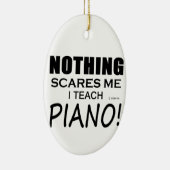Niets geeft me Piano Keramisch Ornament (Rechts)