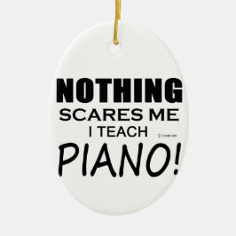 Niets geeft me Piano Keramisch Ornament