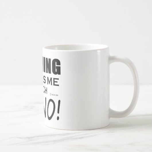 Niets geeft me Piano Koffiemok (Rechts)