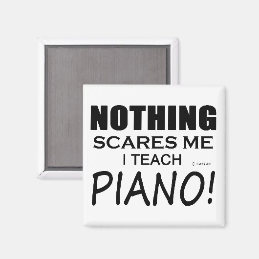 Niets geeft me Piano Magneet (Voorkant / Achterkant)