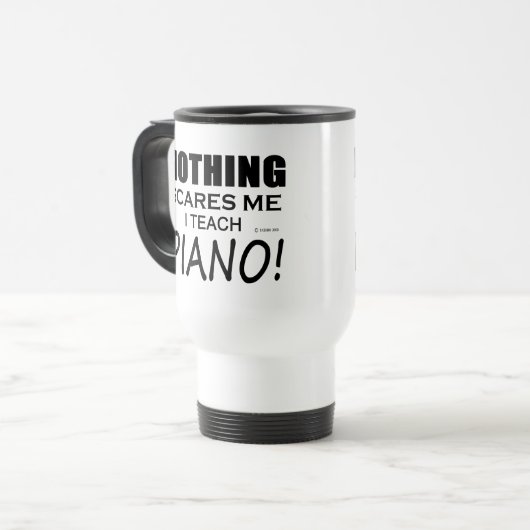 Niets geeft me Piano Reisbeker (Voorkant links)