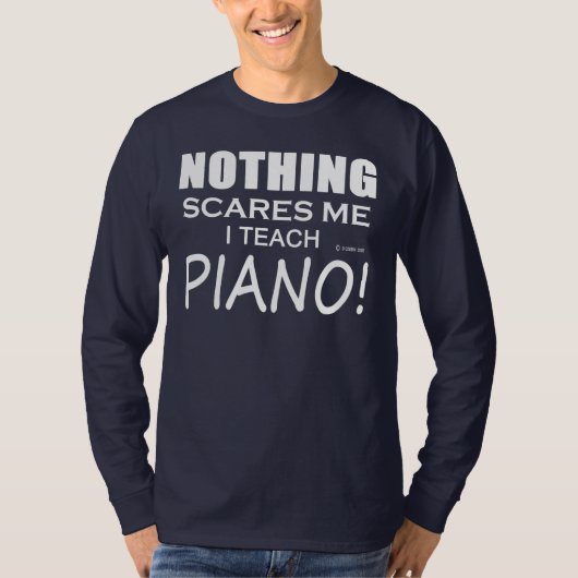 Niets geeft me Piano T-shirt (Voorkant)