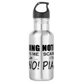 Niets geeft me Piano Waterfles (Voorkant)