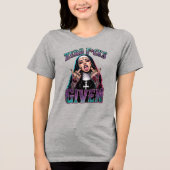 Niets Gegeven Tri-Blend Shirt (Voorkant)