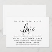 Niets geks, gewoon liefde en geluk Brunch Kaart (Voorkant / Achterkant)