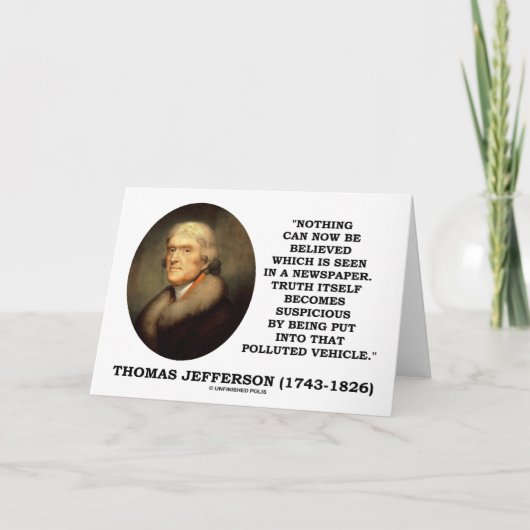 Niets geloofde in een citaat van de waarheid in ee kaart (Voorkant)