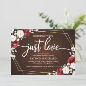 Niets Gewoons Gewoon Lief Huwelijk Geometrisch Rus Kaart (Staand voorkant)