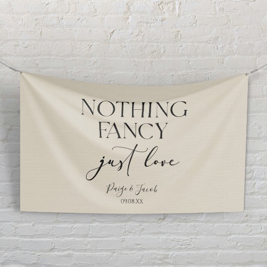 Niets Gewoons Gewoon Lief Minimalistische Zakelijk Spandoek