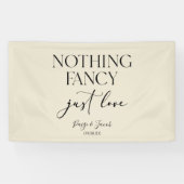 Niets Gewoons Gewoon Lief Minimalistische Zakelijk Spandoek (Horizontaal)