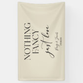 Niets Gewoons Gewoon Lief Minimalistische Zakelijk Spandoek (Verticaal)