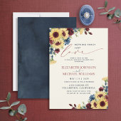 Niets Gewoons Gewoon Lief Zonnebloem Blauw Bourgon Kaart