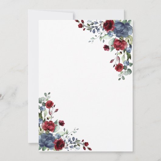 Niets gewoons, gewoon liefde blauw Bourgondië casu Kaart (Achterkant)