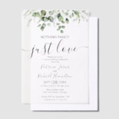 Niets gewoons, gewoon liefde bruiloft vellum uitnodigingen (Offset)