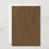 Niets gewoons, gewoon liefde Rustic Boho Bruiloft Kaart (Achterkant)