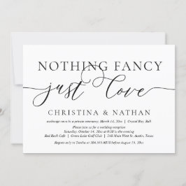 Niets gewoons, gewoon liefde, Trouw Elopement Fees Kaart