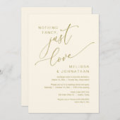 Niets gewoons, gewoon liefde, trouwen met zijn twe kaart (Voorkant / Achterkant)