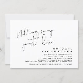 Niets gewoons, gewoon liefde, trouwen op de vlucht kaart