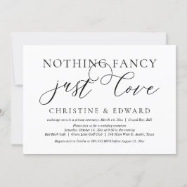 Niets gewoons, gewoon liefde, trouwfeest  kaart