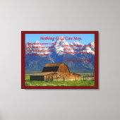 Niets Gold kan blijven Canvas Afdruk (Voorkant)