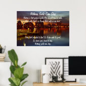 Niets Gold kan Poster blijven (Thuiskantoor)