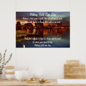 Niets Gold kan Poster blijven (Keuken)